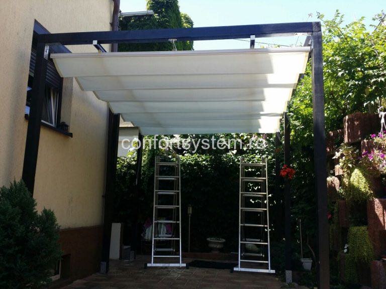 Pergole retractabile falduri 6