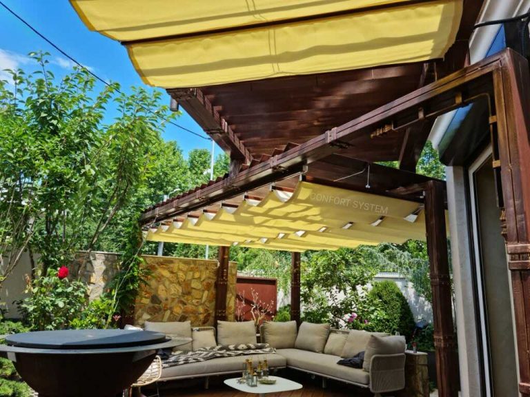 Pergole retractabile falduri 30